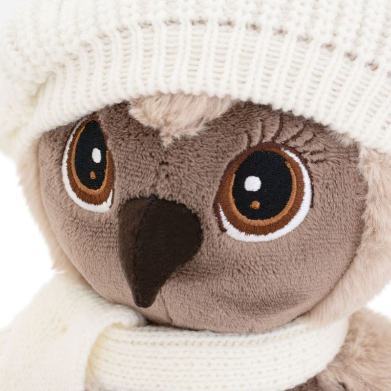 Hibou avec bonnet blanc et écharpe Sonya (20 cm assis) Orange Toys Produit 4