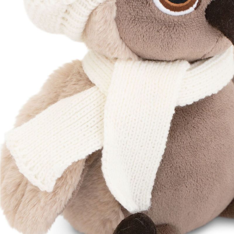 Hibou avec bonnet blanc et écharpe Sonya (20 cm assis) Orange Toys Produit 5