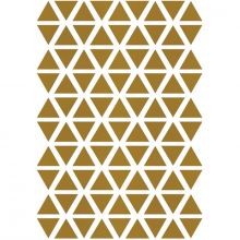 Stickers triangles dorés (29,7 x 42 cm)  par Lilipinso