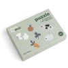 Premier puzzle Jigsaw Tiny farm Multicolore  par Done by Deer