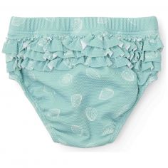 Culotte de bain à volants Ocean Treasures Surf Blue (6-12 mois) - Little Dutch