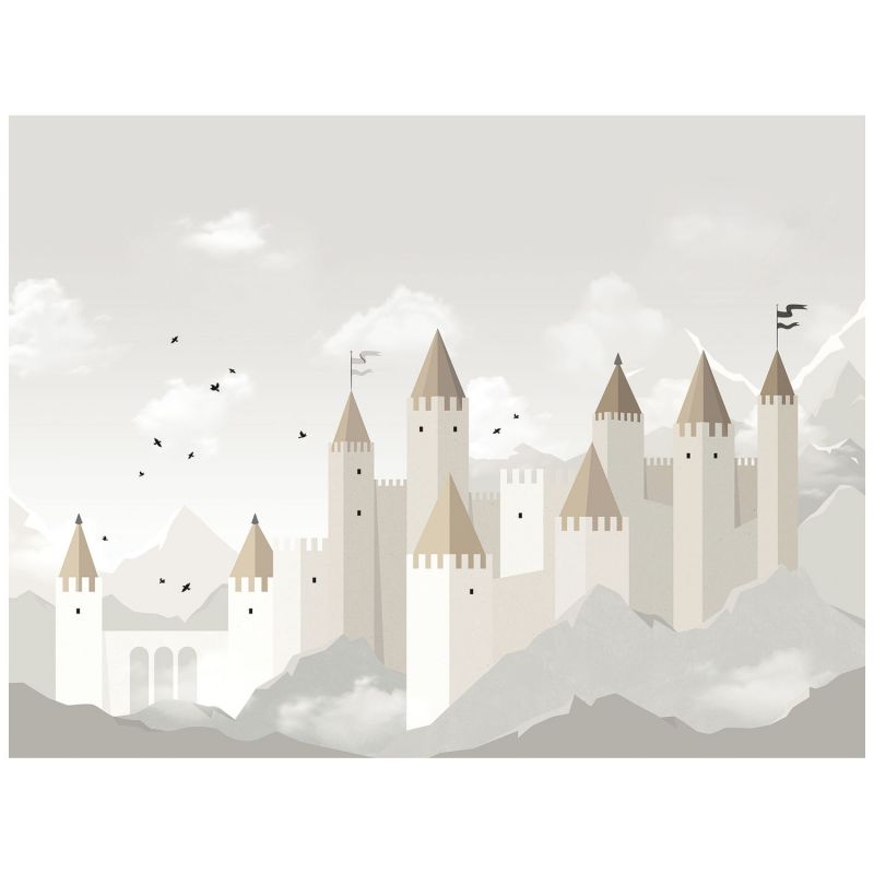 Papier peint panoramique Decor Arundel Château (4m x 3m)  Lilipinso Produit 1