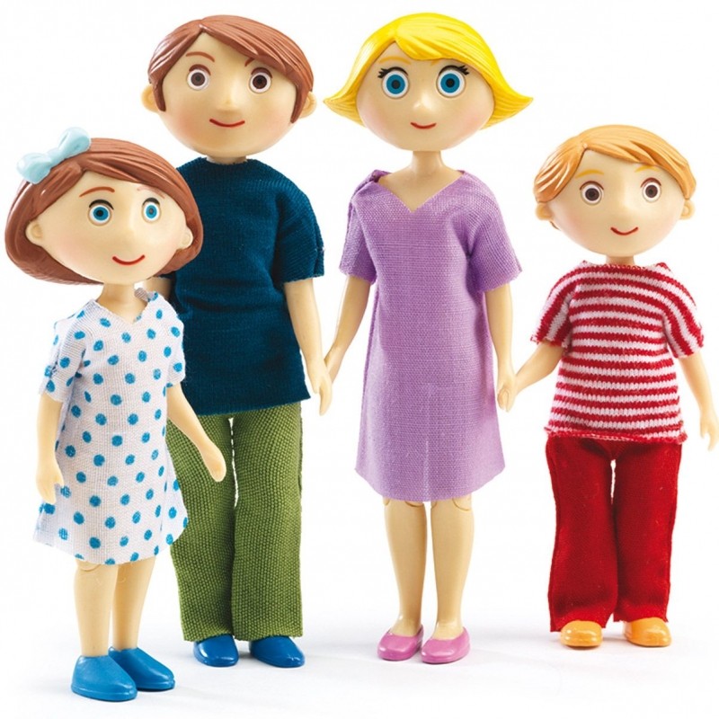 Poupées famille de Gaspard et Romy Djeco