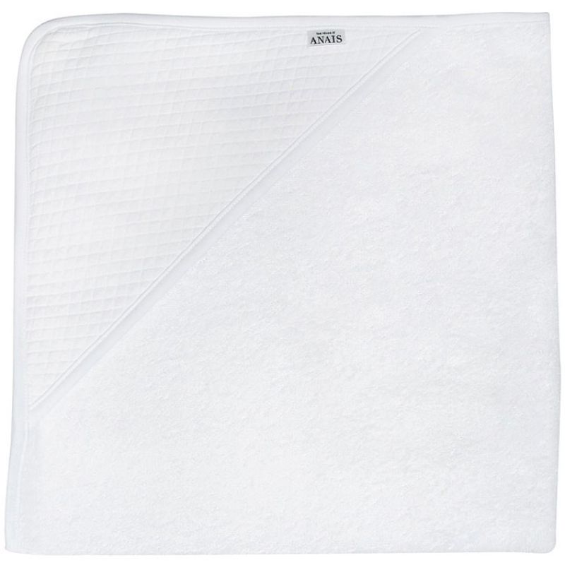 Cape de bain Diamond White (75 x 75 cm) Les Rêves d'Anaïs