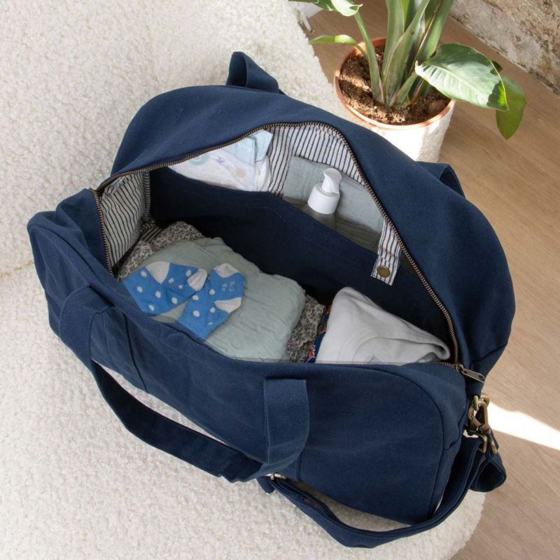 Sac à langer Basile Navy Hindbag Ambiance 6