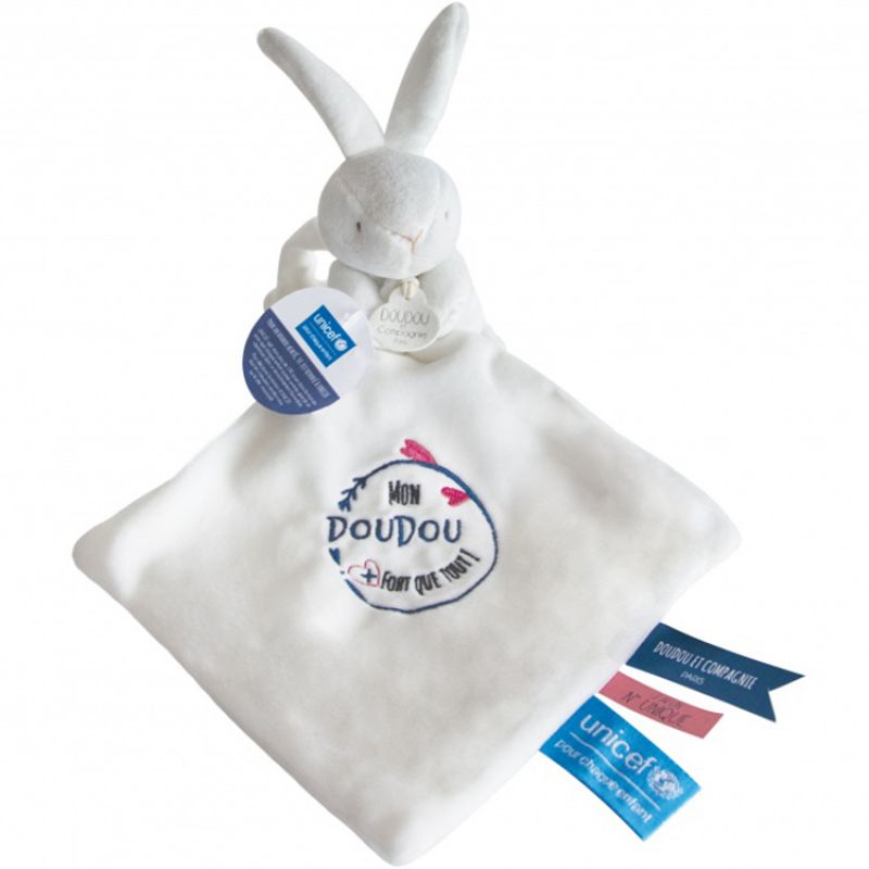 Doudou étiquettes Mon doudou plus fort que tout ! UNICEF Doudou et Compagnie