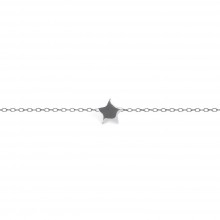 Bracelet chaîne Full étoile (argent 925°)  par Coquine