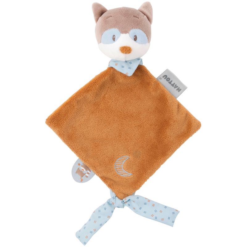 Mini doudou attache sucette Bob le raton laveur Nattou