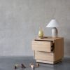 Table de chevet 2 tiroirs Natural Ash Wood Quax Ambiance 2