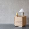 Table de chevet 2 tiroirs Natural Ash Wood Quax Ambiance 7
