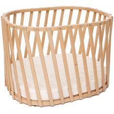 Lit évolutif en bois Lugo avec matelas (70 x 90 cm) - Charlie Crane