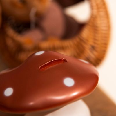 Tirelire Champignon Cuivre