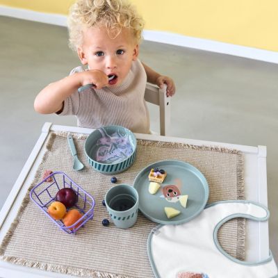 Coffret repas en polypropylène et cellulose Tiny Team Chien