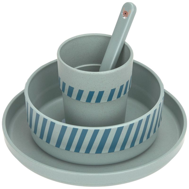 Coffret repas en polypropylène et cellulose Tiny Team Chien Lässig Produit 3
