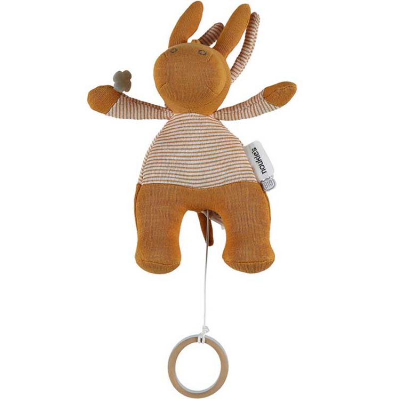 Peluche musicale Iconiques Paco ocre (23 cm) Noukie's