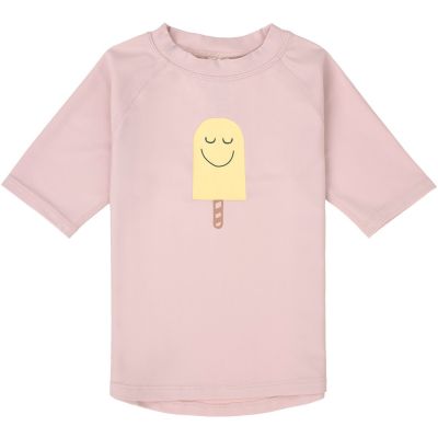 T-shirt anti-UV manches courtes Bâtonnets glacés rose pâle (19-24 mois)
