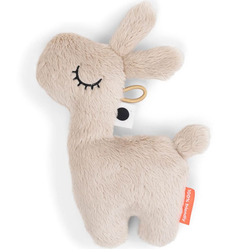 Mini hochet sensoriel Lalee sable Done by Deer