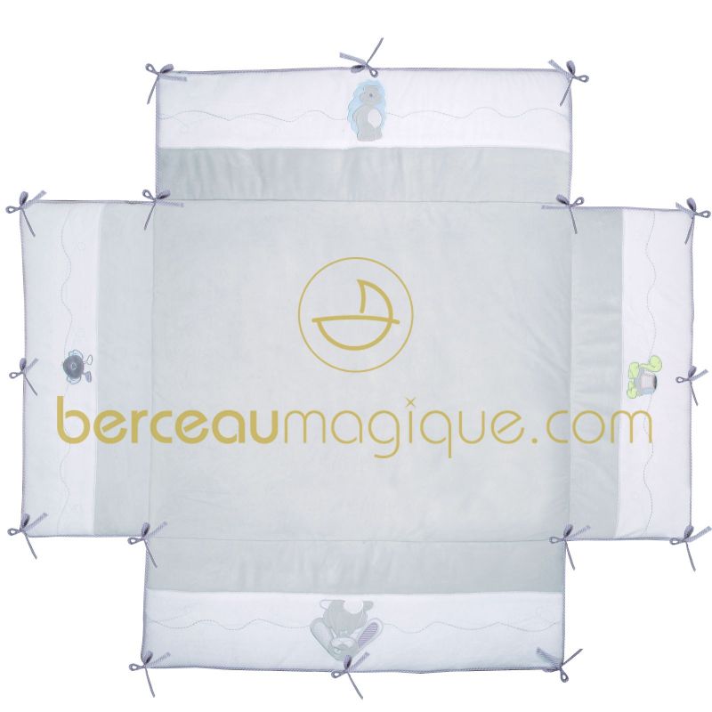 Tapis de parc avec rebords Arthur & Merlin (75 x 95 cm) Noukie's