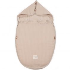 Nid d'ange et chancelière pour siège-auto Groupe 0 Été Apricot - Walking Mum