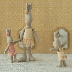 Lapine Ballerine Micro Body et tutu crème