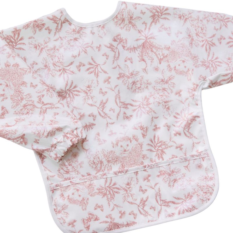 Bavoir manches longues Toile de Jouy rose thé Tartine et Chocolat Produit 3