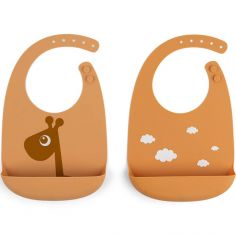 Bavoir pour bébé en silicone - Vanilla Confetti – Boutique LeoLudo