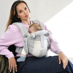 Porte bébé PhysioCarrier V2 Gaze de coton Grey