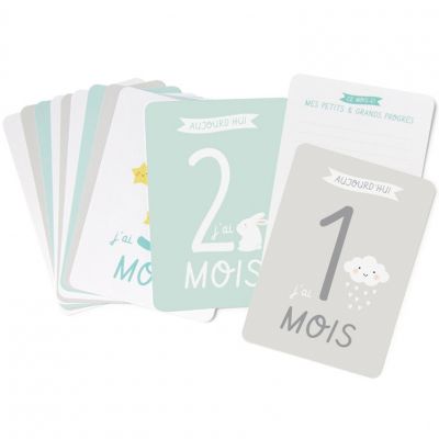 Kit premiers mois de bébé (12 cartes) Zü