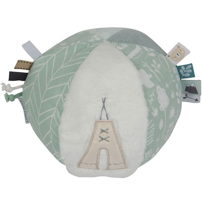 Balle d'activités lapin Adventure mint Little Dutch