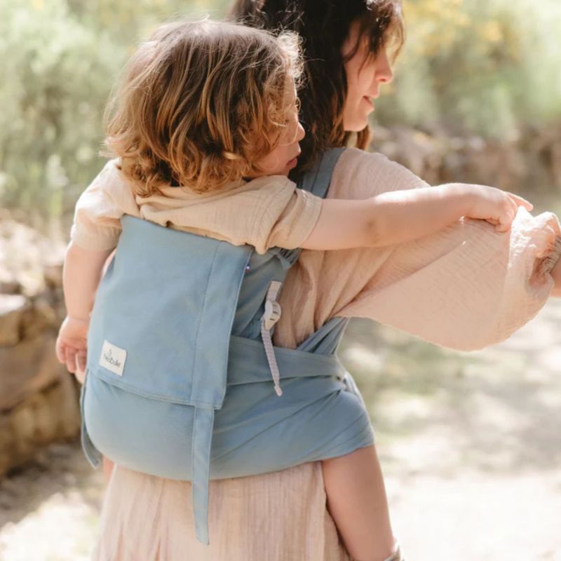 Porte bébé Mei Tai P'tit Evo Azur Porte Bébé NéoBulle Ambiance 2