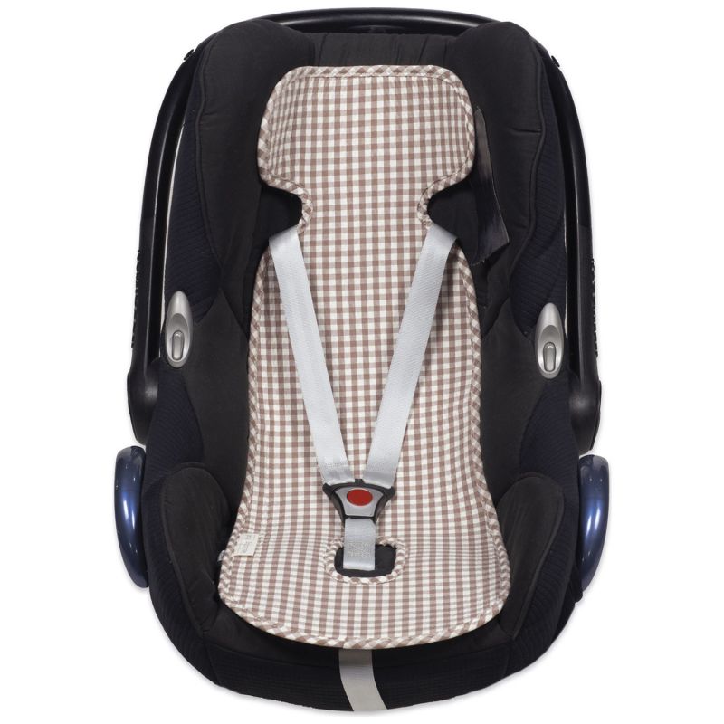 Assise pour siège-auto Praliné Vichy Moka Walking Mum Produit 1