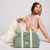 Variation Vert d'eau du produit Sac à langer Charlie Velours Vert d'eau de la marque Hindbag