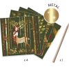 Cartes à gratter métallisées Inspired by Gustav Klimt  par Djeco