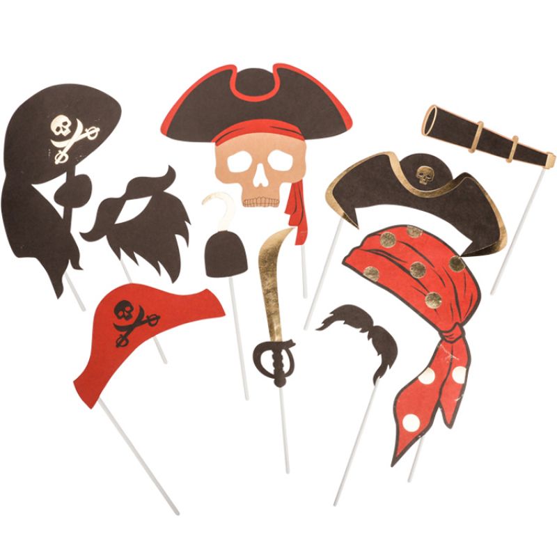 Accessoires pour photos Pirate (10 pièces) Arty Fêtes Factory