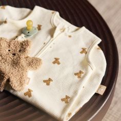 Gigoteuse légère jersey Little Waffle Mini Teddy Bear TOG 0,5 (0-3 mois)