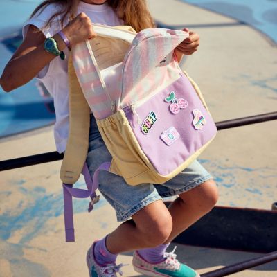 Sac à dos Kids enfant Rose rayé