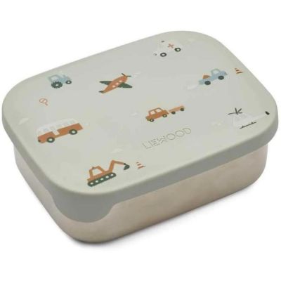 Boîte à goûter Arthur Véhicules dove blue mix - Reconditionné Liewood