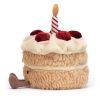 Peluche Amuseable Gâteau d'anniversaire (16 cm)  par Jellycat