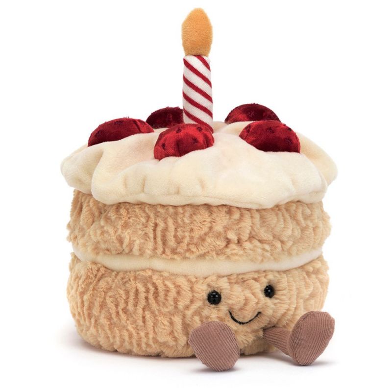 Peluche Amuseable Gâteau d'anniversaire (16 cm) Jellycat Produit 1 grande taille