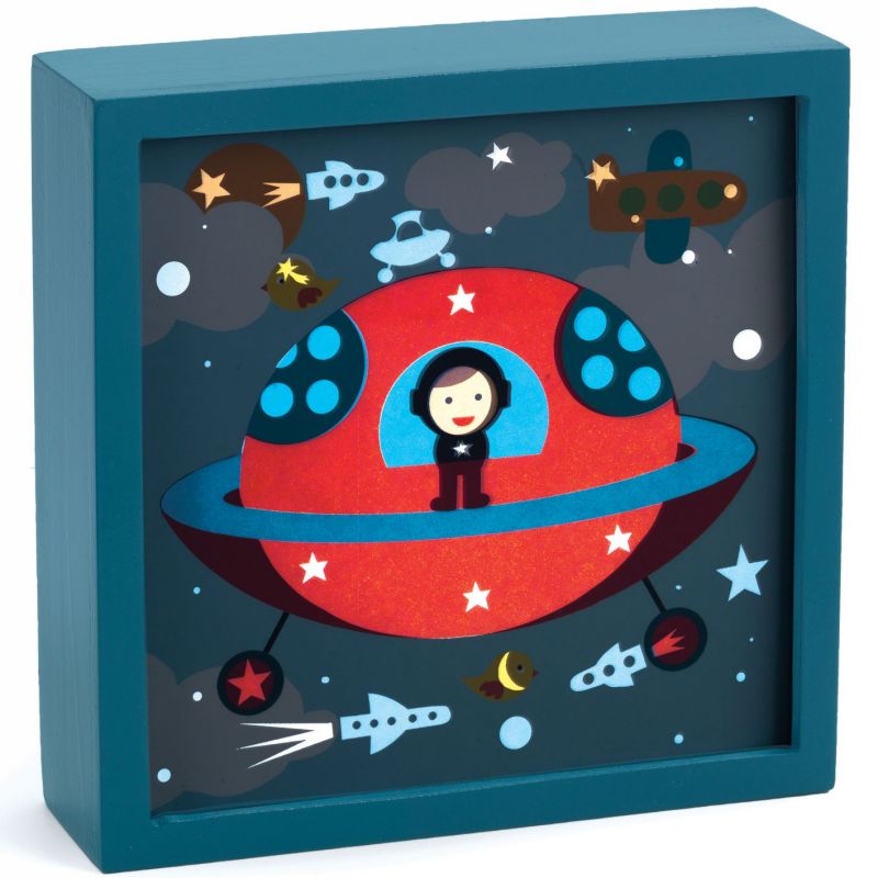 Tableau veilleuse Polo Space (14 x 14 cm) Djeco