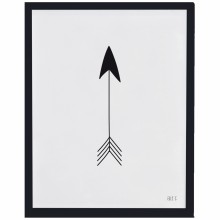 Poster encadré Fleche Indian spirit by Elle C. (30 x 40 cm)  par Lilipinso