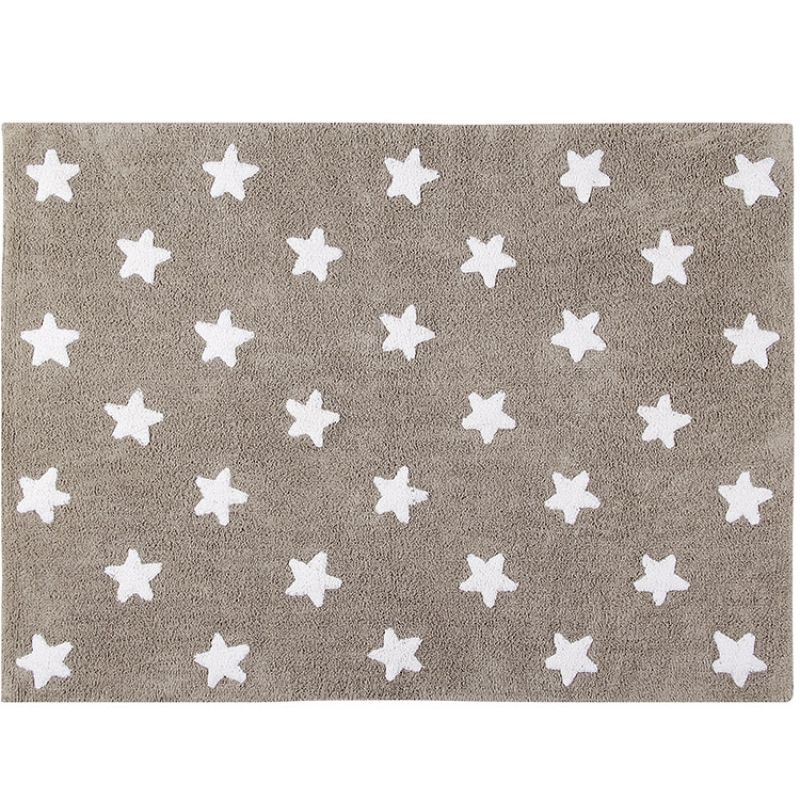 Tapis lavable Etoile taupe (120 x 160 cm) Lorena Canals