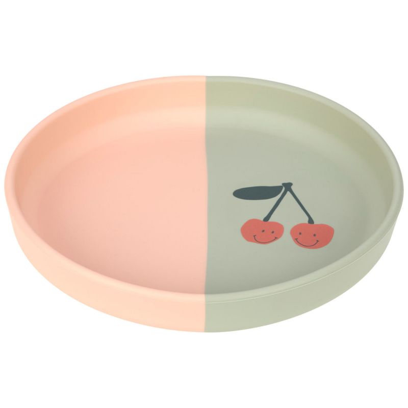 Assiette en silicone Happy Fruits Cerise Lässig Produit 1