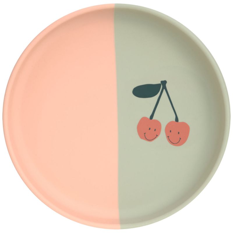 Assiette en silicone Happy Fruits Cerise Lässig Produit 3