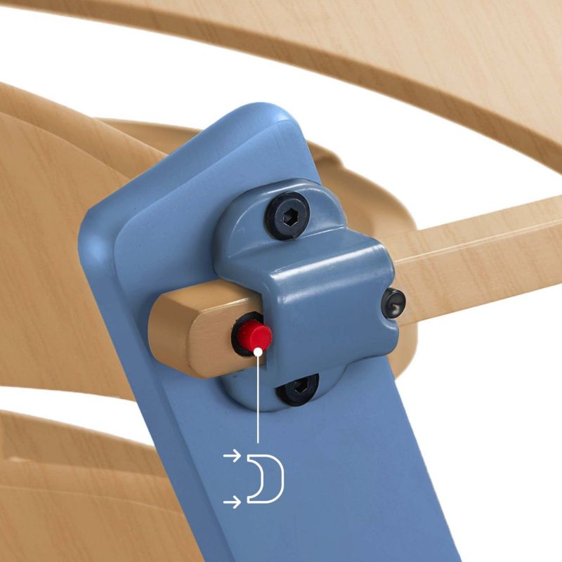 Chaise haute évolutive Enock avec coussin Nordic Breeze Kinderkraft Produit 6