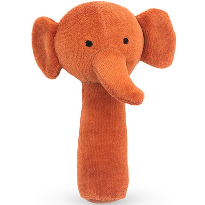 Hochet pouet pouet éléphant rouille (15 cm) Jollein