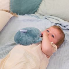 Peluche bouillotte bien-être poisson Petit calme (25 cm)