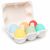 Variation Multicolore du produit Boîte d'oeufs de bain (6 pièces) de la marque Little L
