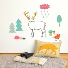 Sticker mural Forêt (26 x 35 cm)  par Mimi'lou