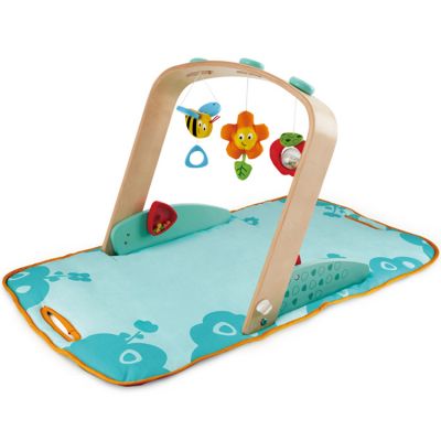 Tapis d'éveil portable avec arches en bois Hape